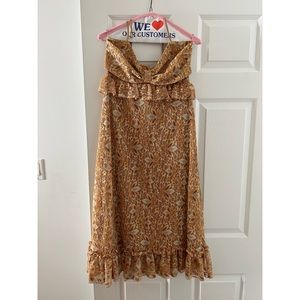 Majorelle Floral Embroidered Dress